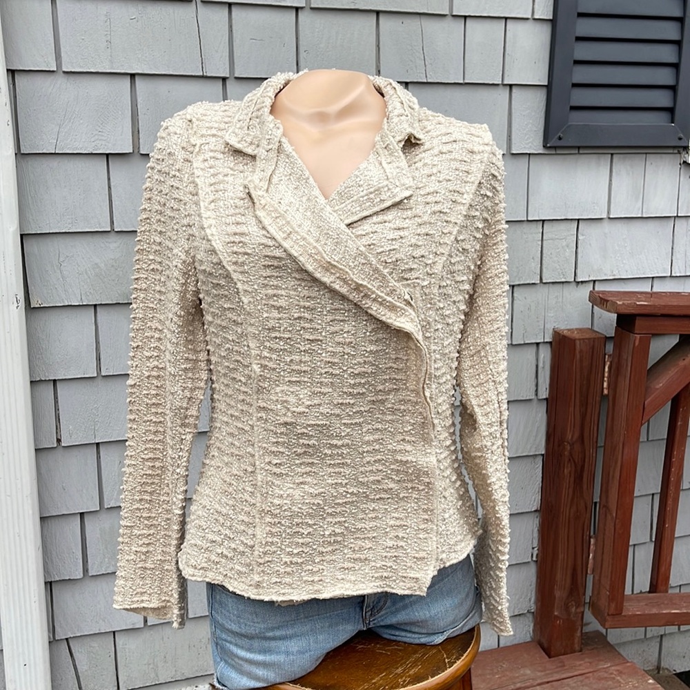 Cabi Size Small Textured Sweater Blazer - jacket